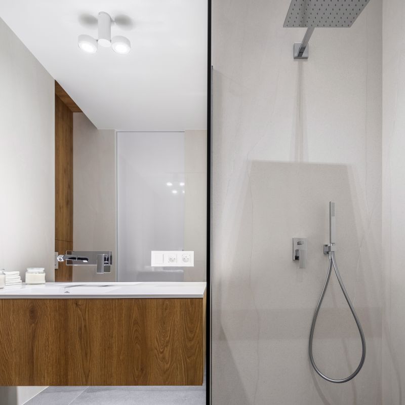 Elegant Shower with Niche